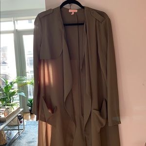 Re:named Olive green duster